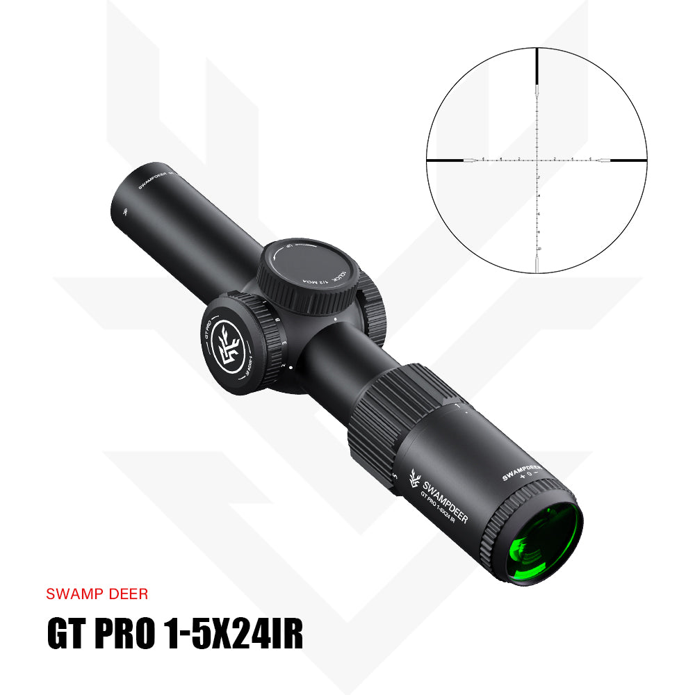 GT PRO 1-5X24IR Second Focal Plane Rifle Scope