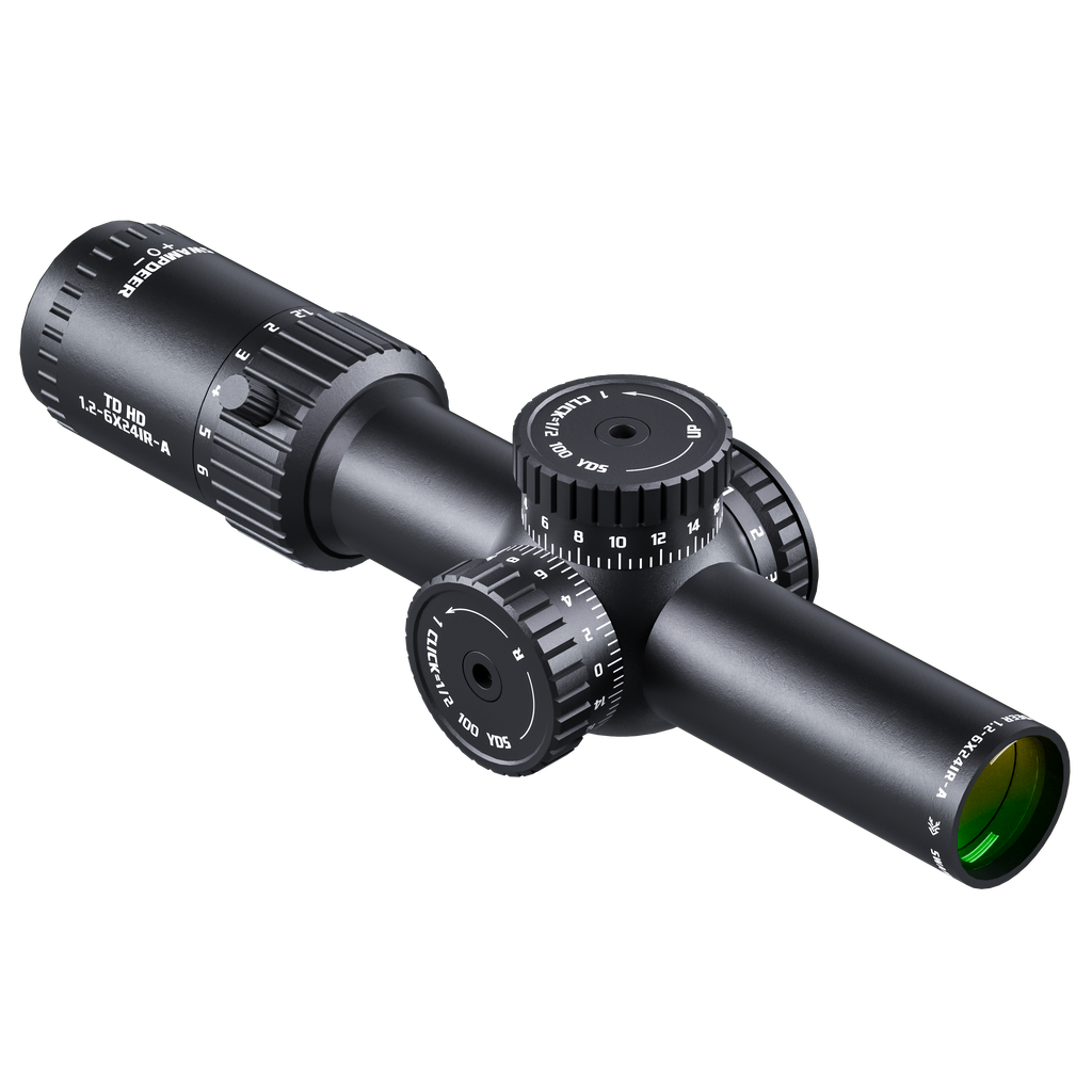 TD HD 1.2-6X24IR Second Focal Plane Rifle Scope