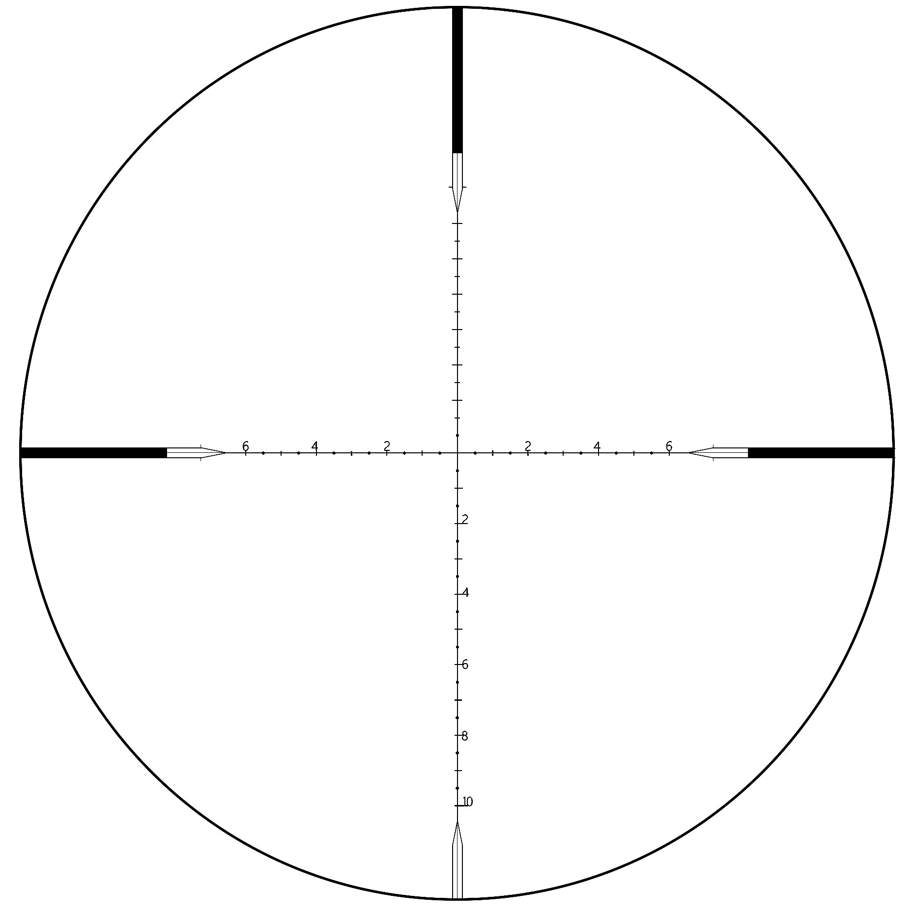 TD HD 3-9X40IR Second Focal Plane Rifle Scope