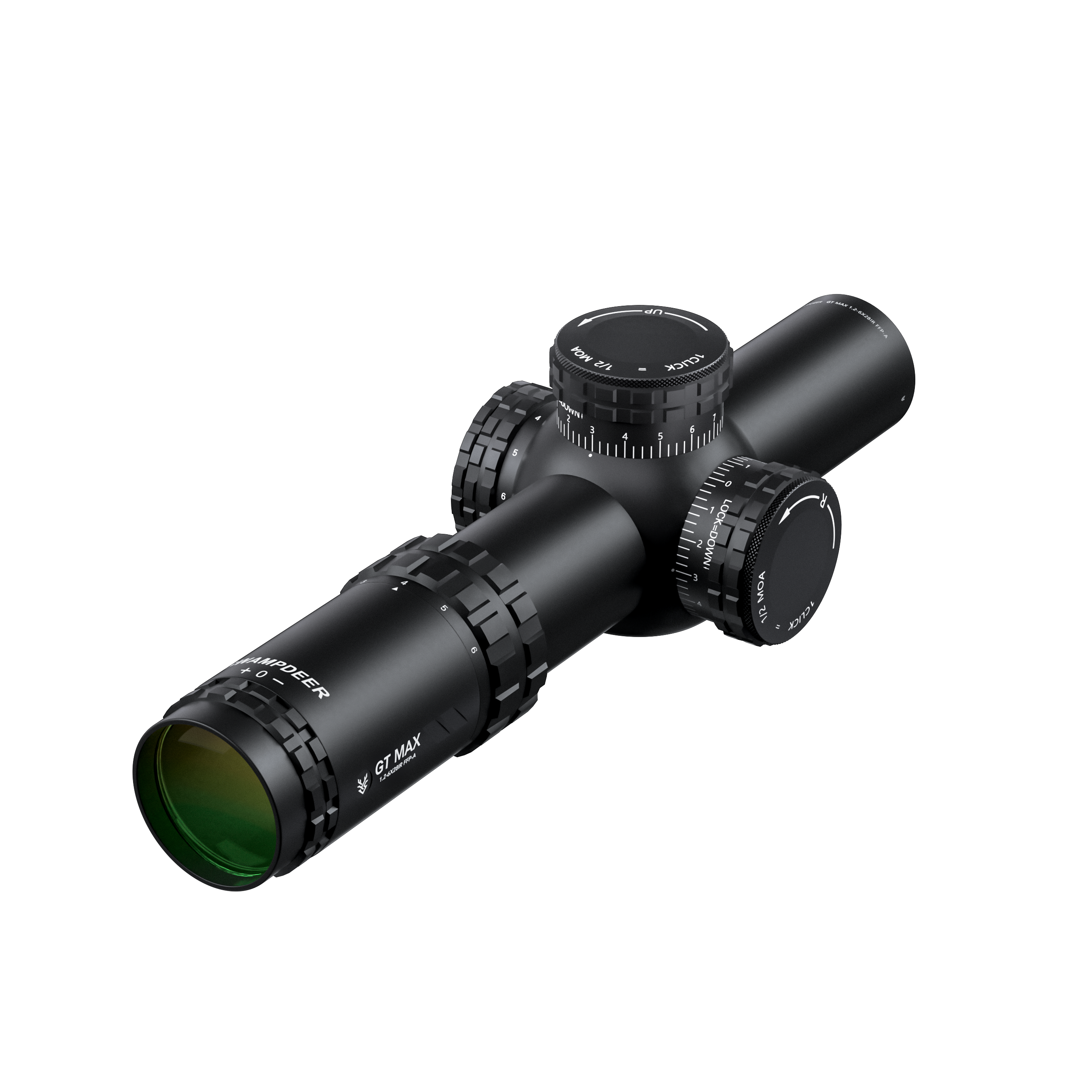 GT MAX 1.2-6X28IR FFP-A First Focal Plane Rifle Scope