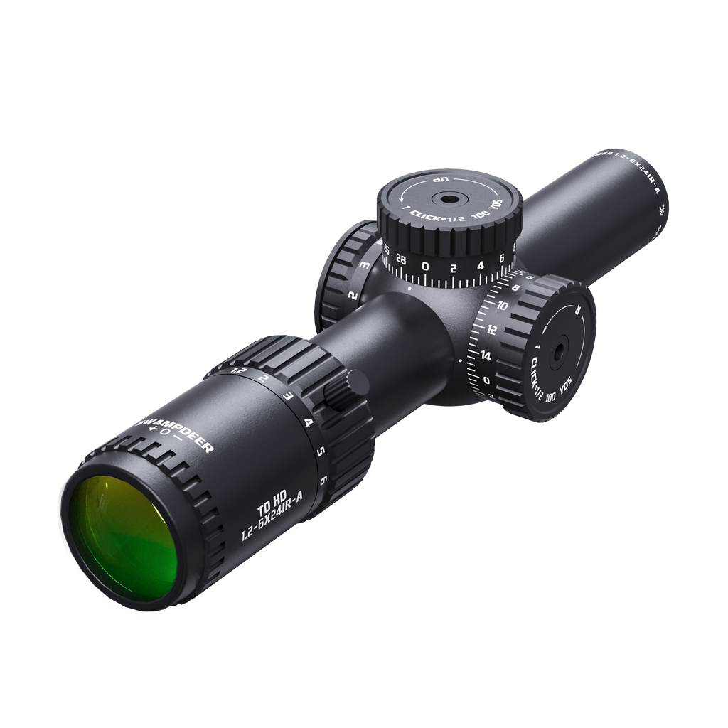 TD HD 1.2-6X24IR Second Focal Plane Rifle Scope