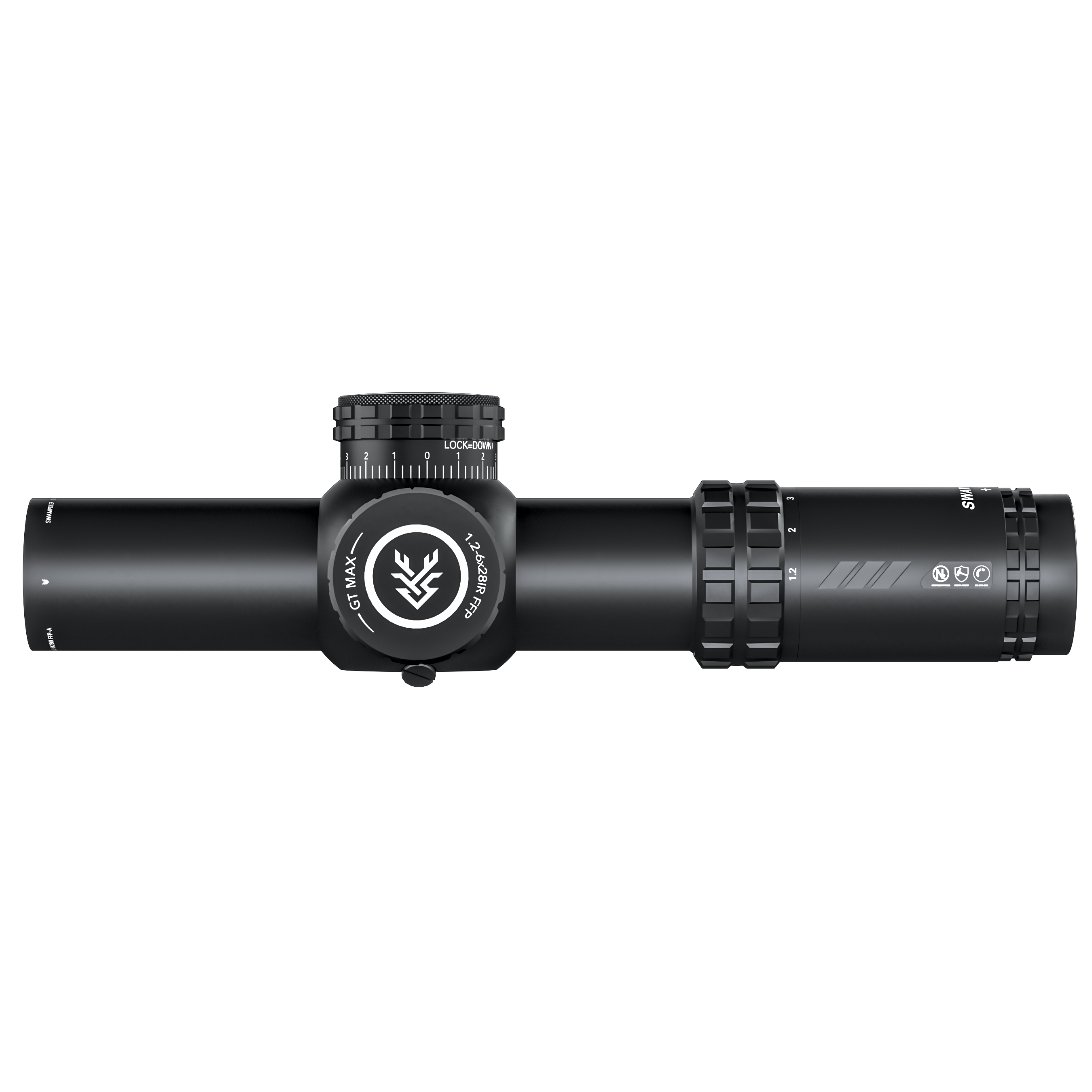 GT MAX 1.2-6X28IR FFP-A First Focal Plane Rifle Scope