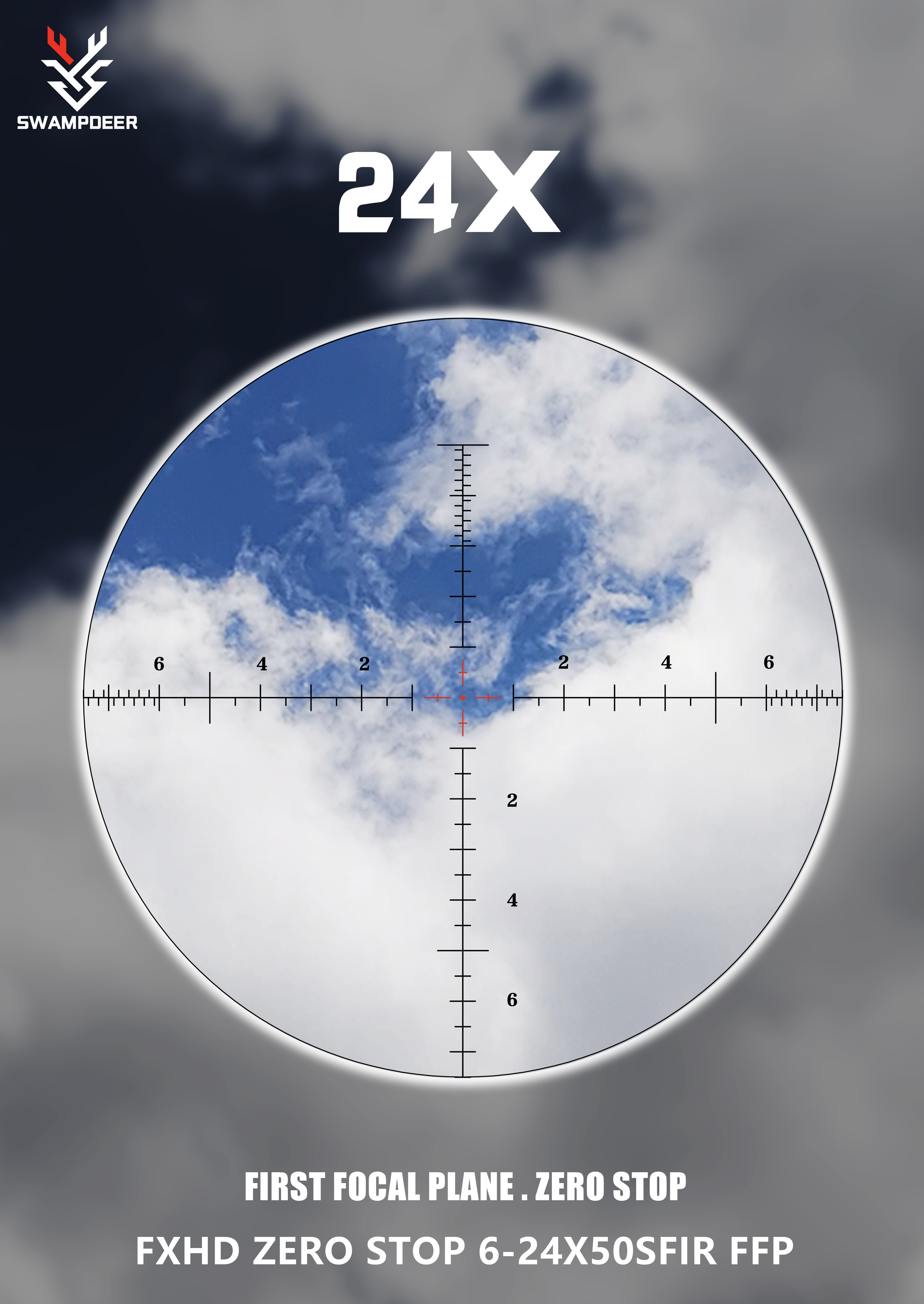 FXHD ZERO STOP 6-24X44SFIR FFP
