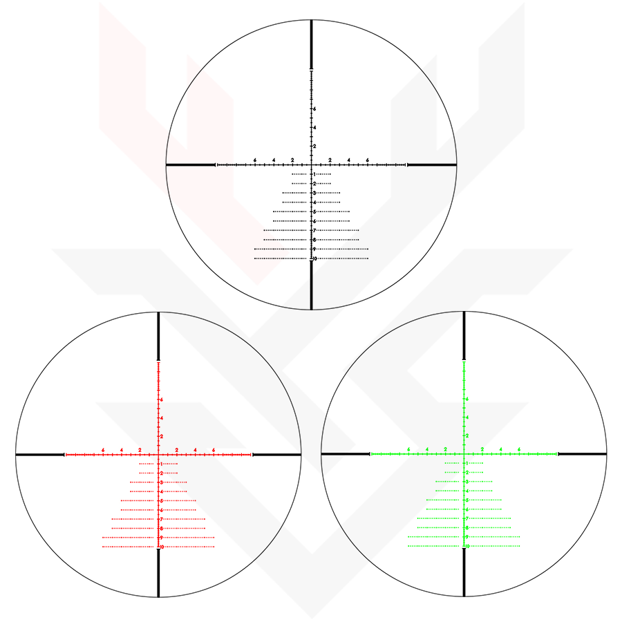 GT MAX 1.2-6IR MT Second Focal Plane Rifle Scope